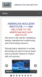 Mobile Screenshot of americannuclearinstitute.com